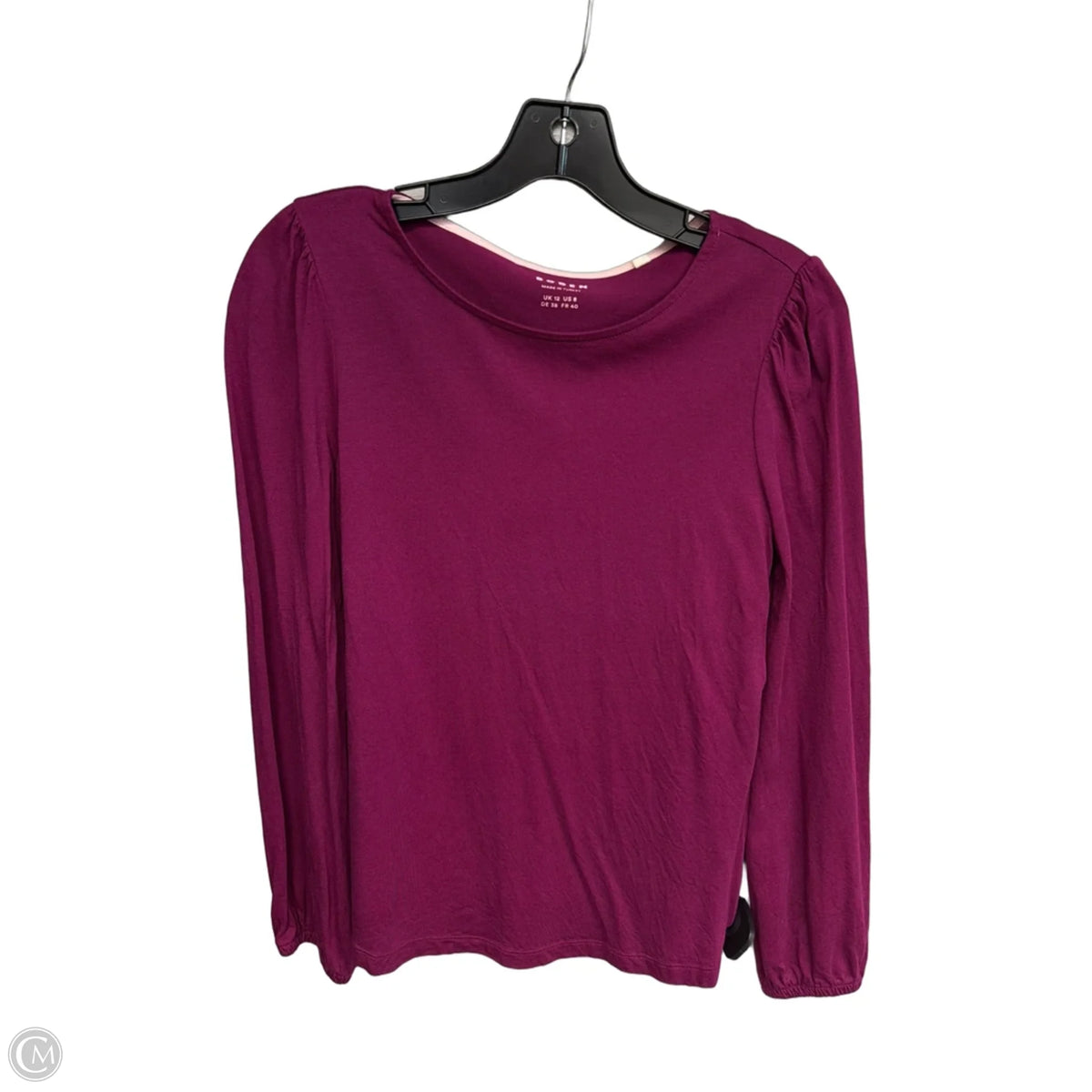 Top Long Sleeve By Boden In Purple, Size: M