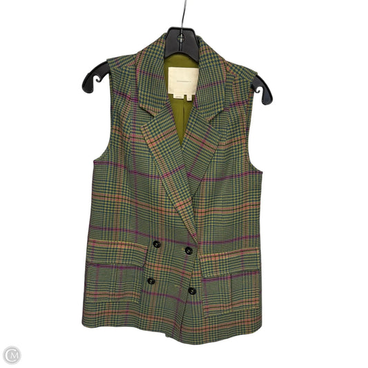 Vest Other By Anthropologie In Green, Size: Xxs