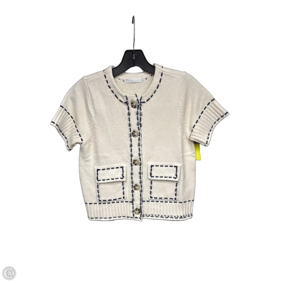 Top Short Sleeve By Design History In White, Size: Xs