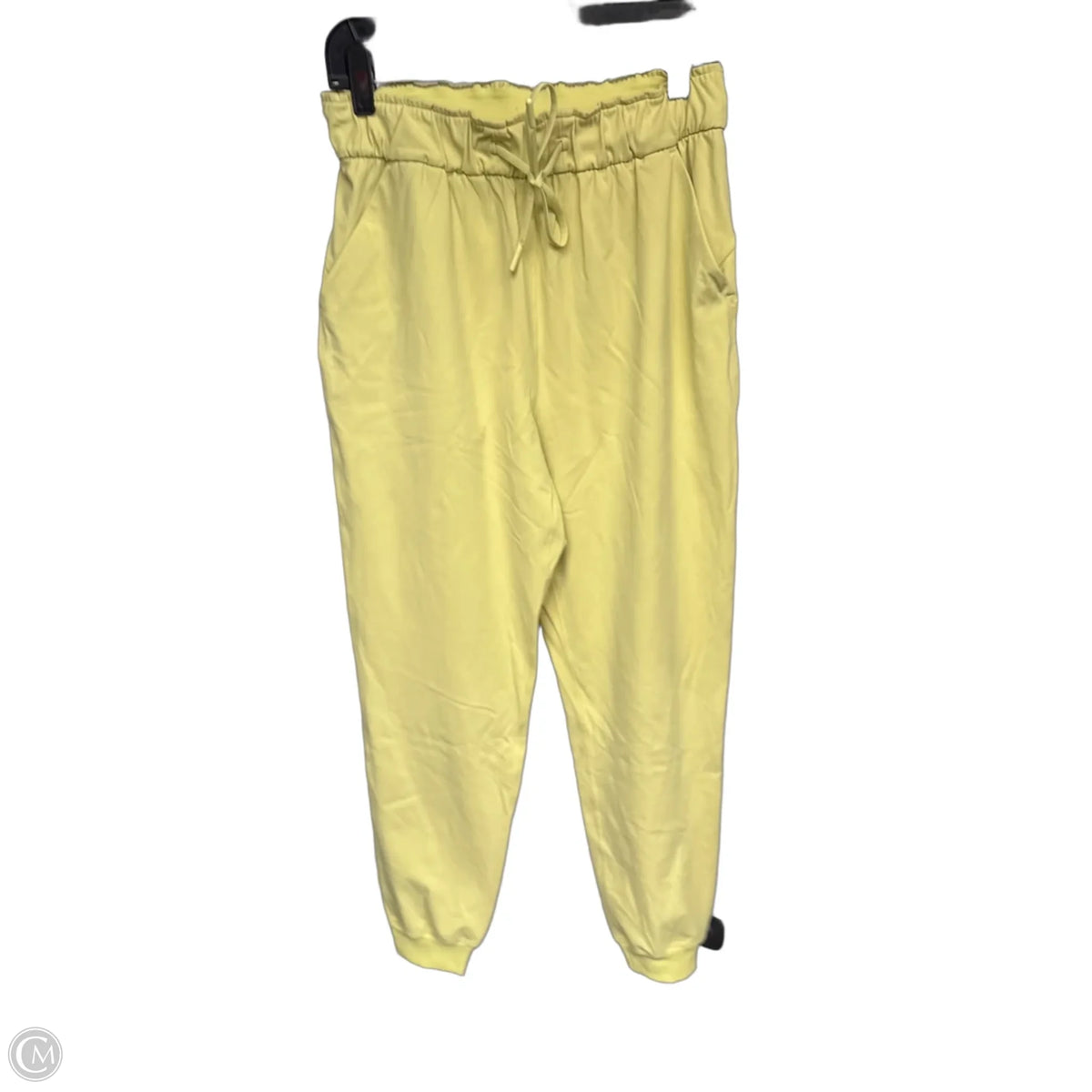 Athletic Pants By Lululemon In Yellow, Size: 6