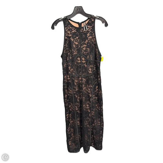 Dress Party Midi By Anthropologie In Black, Size: S