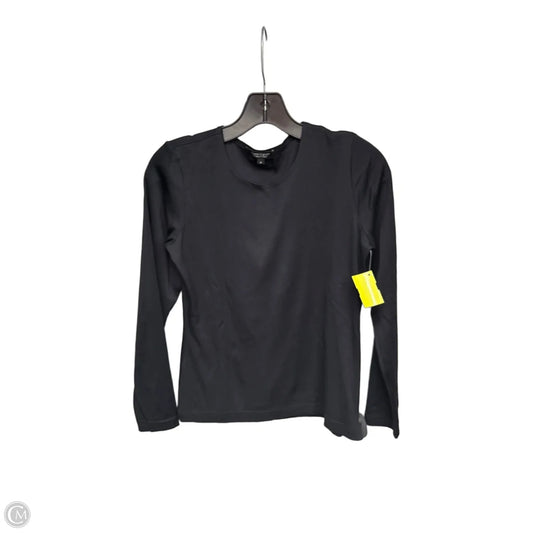 Top Long Sleeve Basic By Karen Kane In Black, Size: S