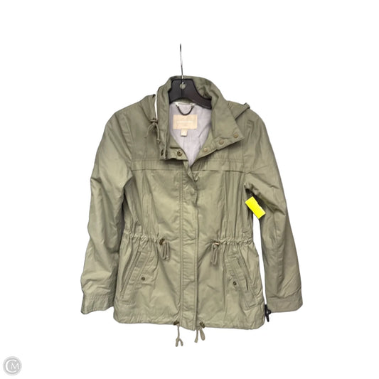 Jacket Windbreaker By Banana Republic In Green, Size: Xs