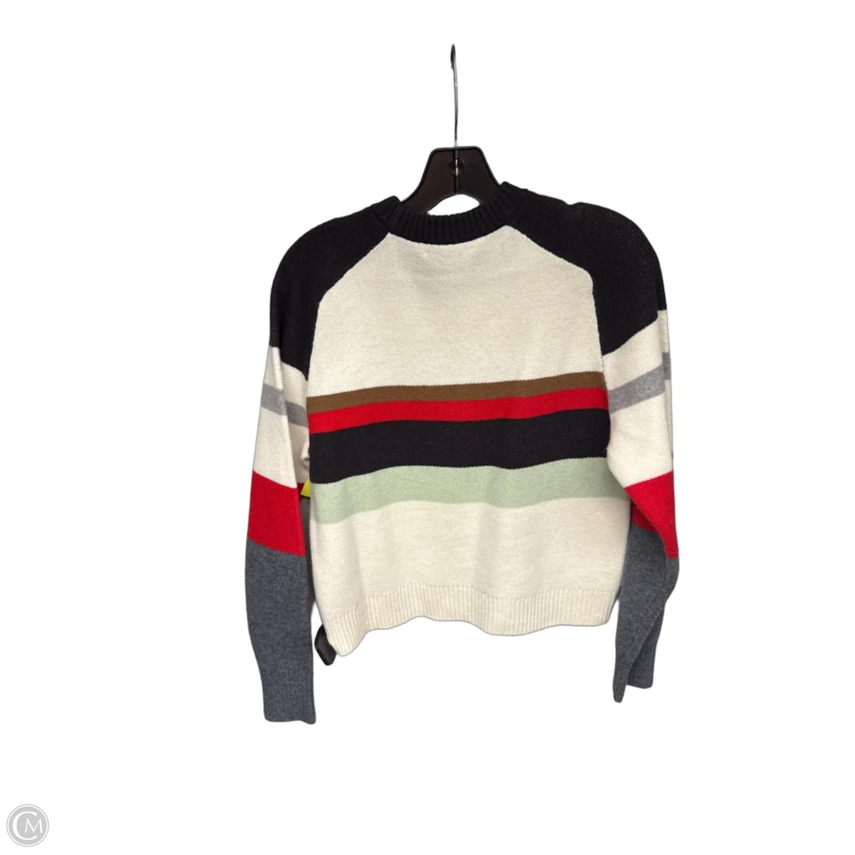 Sweater By Madewell In Cream & Red