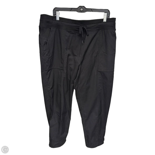 Athletic Pants By Avia In Black, Size: Xl