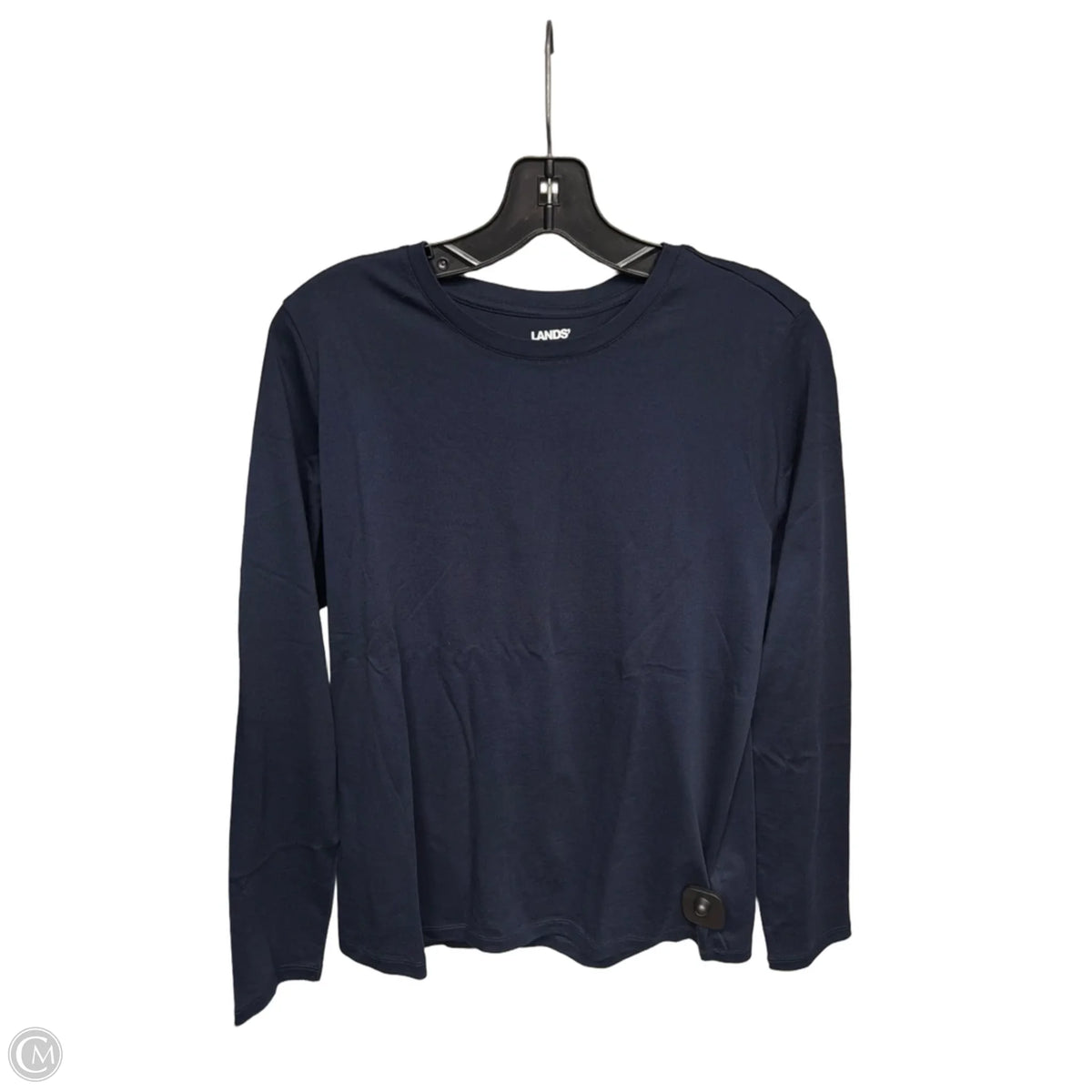 Top Long Sleeve By Lands End In Navy, Size: S
