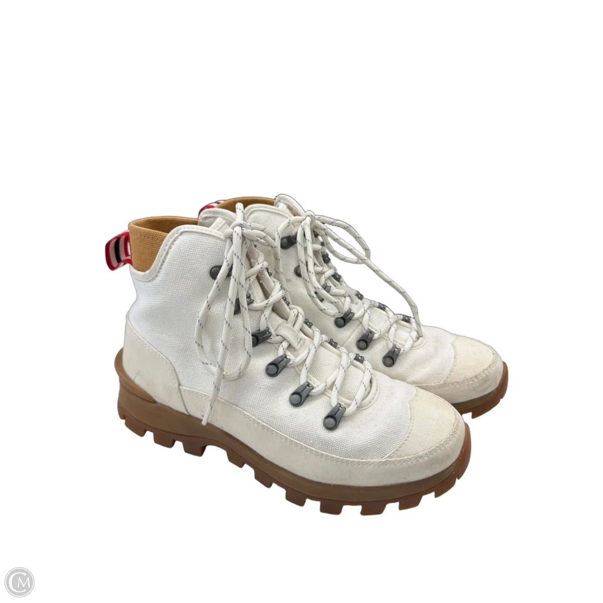 Boots Ankle Flats By Hunter In White, Size: 8