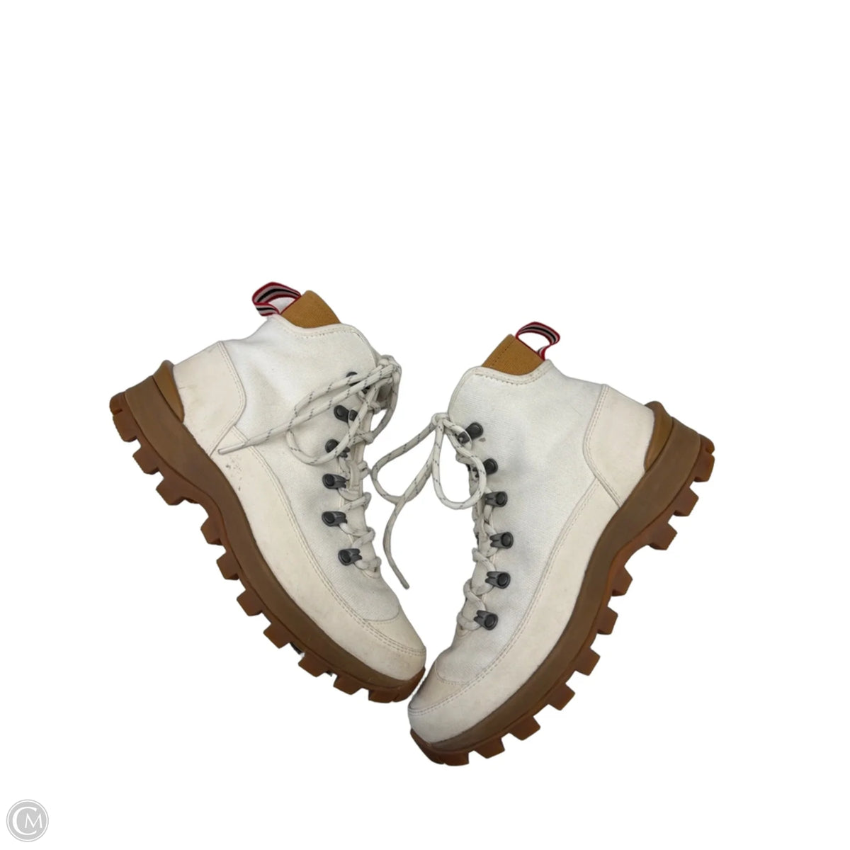 Boots Ankle Flats By Hunter In White, Size: 8