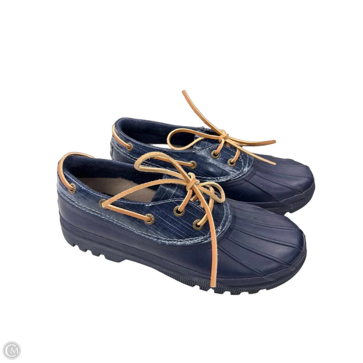 Boots Ankle Flats By Sperry In Navy, Size: 8.5