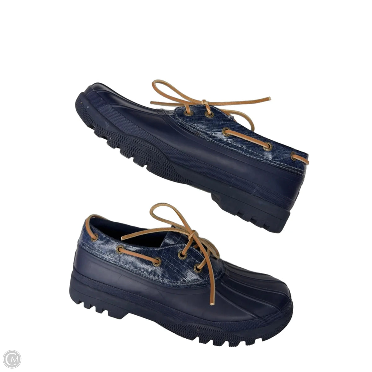 Boots Ankle Flats By Sperry In Navy, Size: 8.5