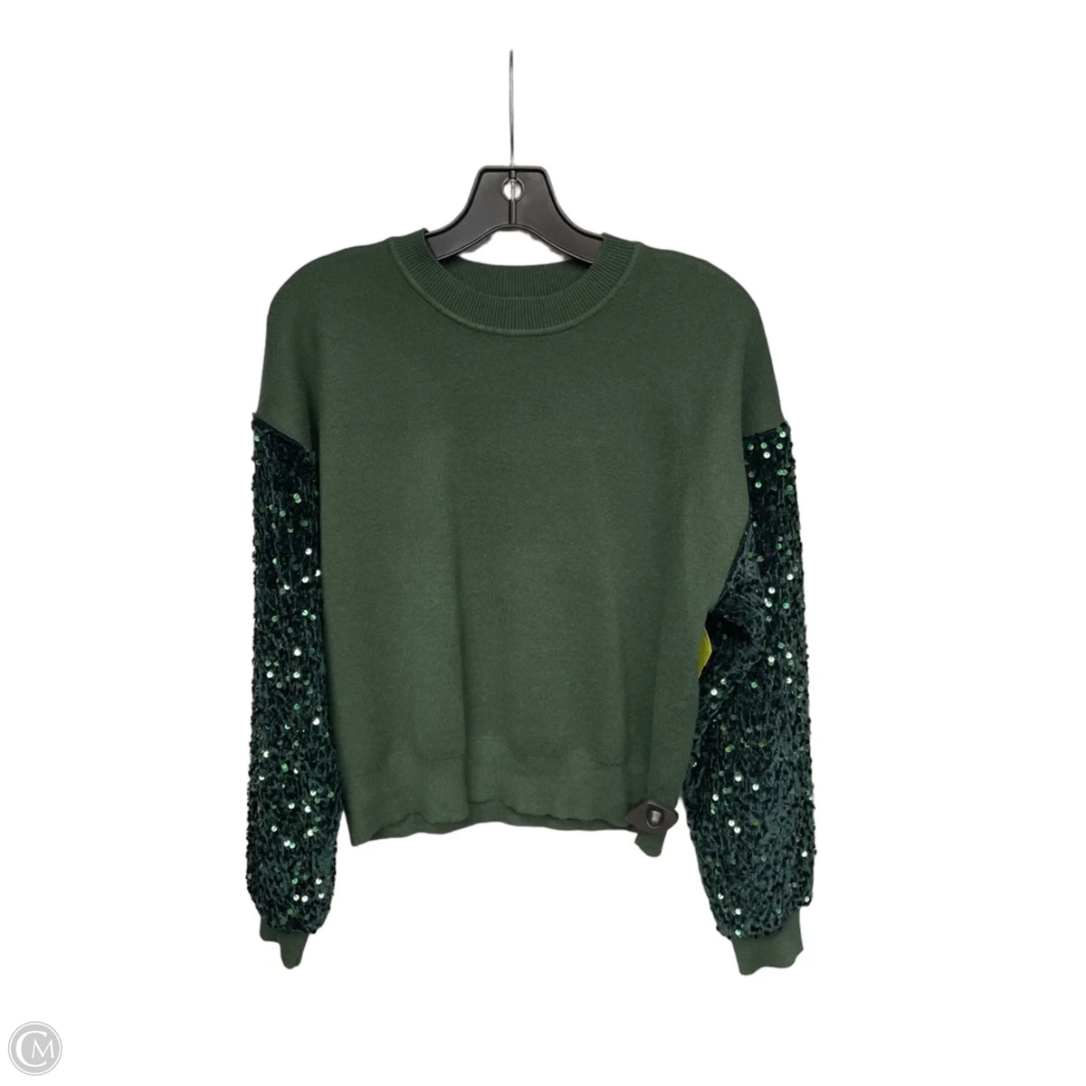 Top Long Sleeve By Vici In Green, Size: S