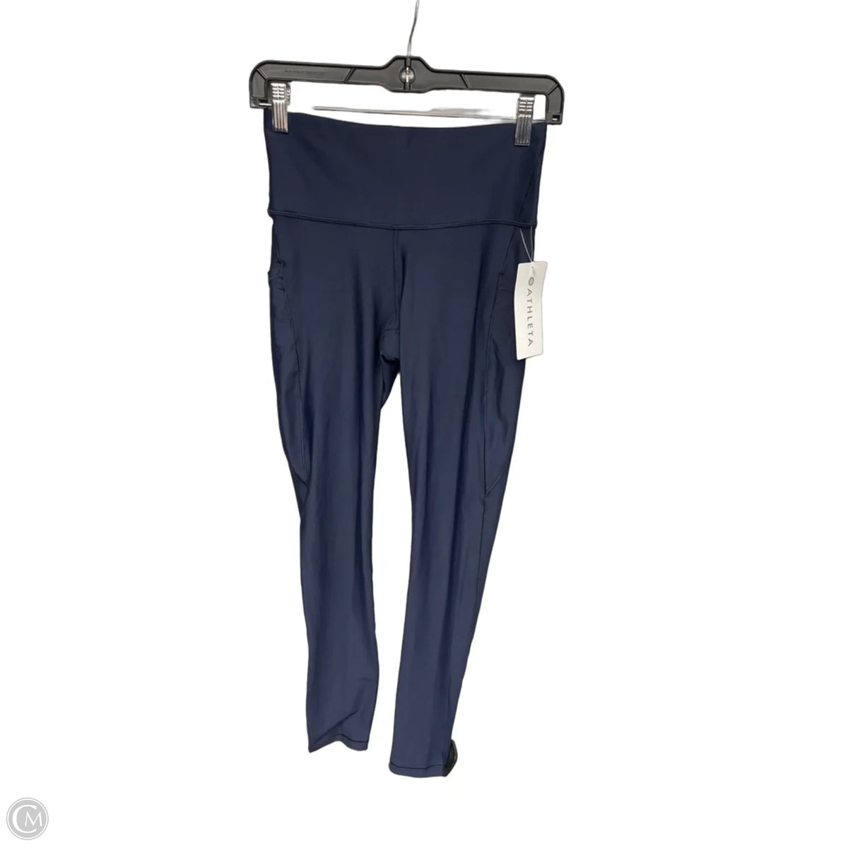 Athletic Leggings By Athleta In Navy, Size: S