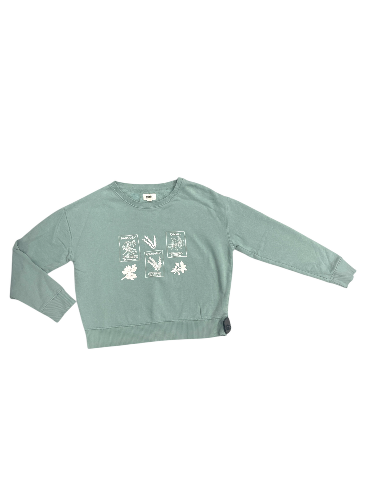 Sweater By Pact In Green, Size: S