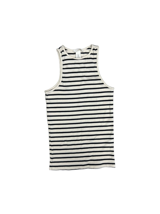 Blue & White Tank Top H&m, Size S