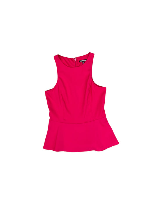 Top Sleeveless By Express In Pink, Size: Xs