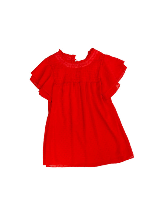 Top Short Sleeve By Aqua In Red, Size: Xs