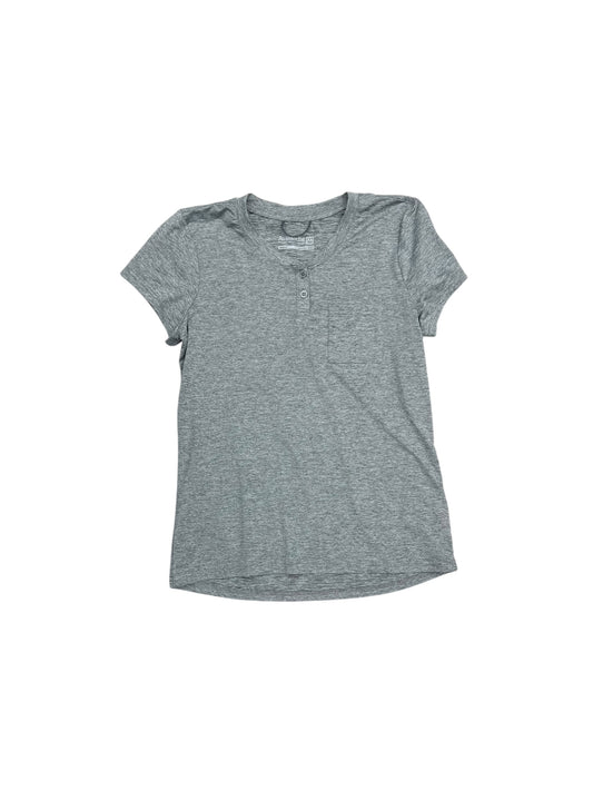 Athletic Top Short Sleeve By Avalanche In Grey, Size: M