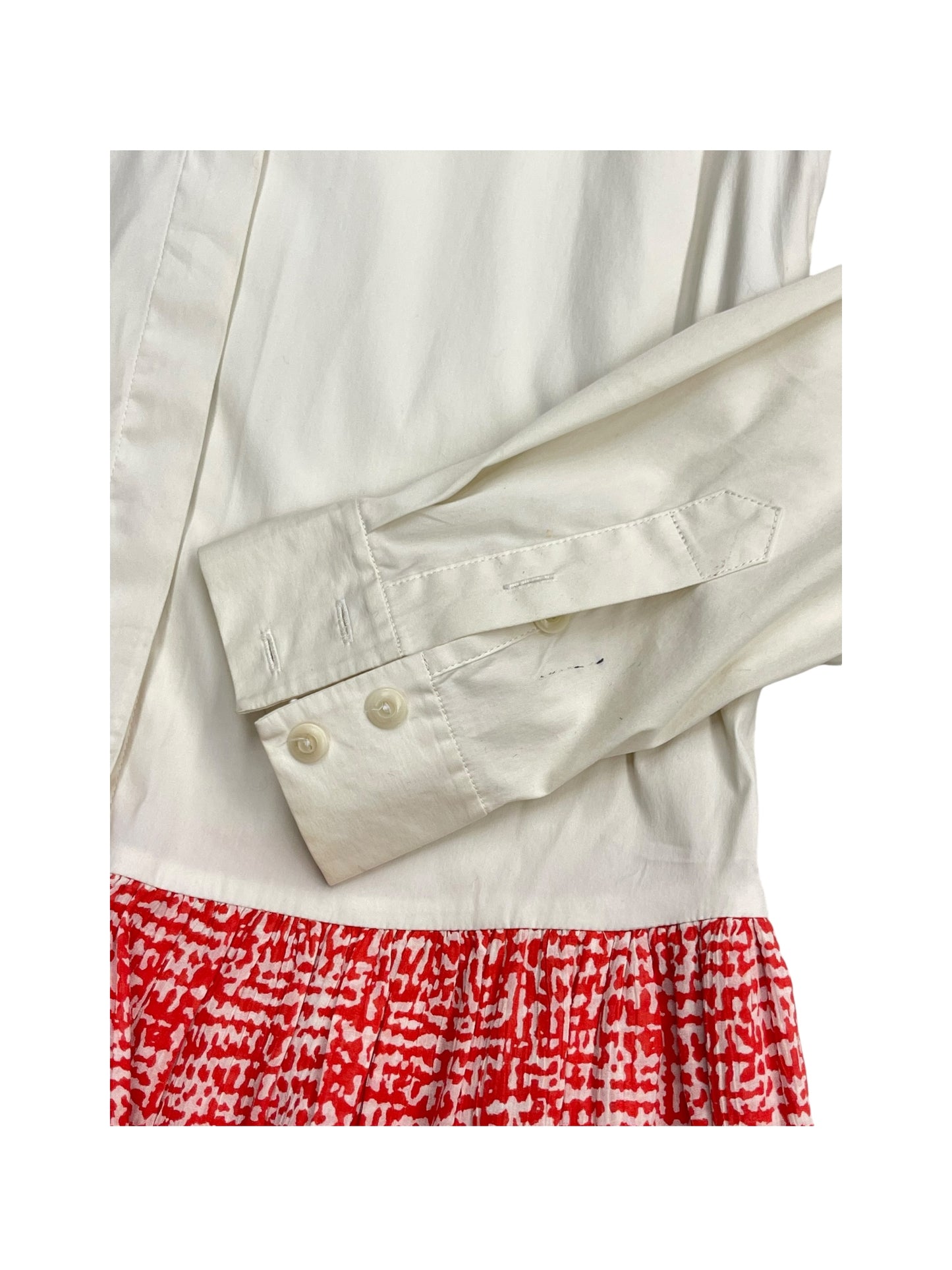 Dress Casual Midi By Diane Von Furstenberg In Red & White, Size: 6