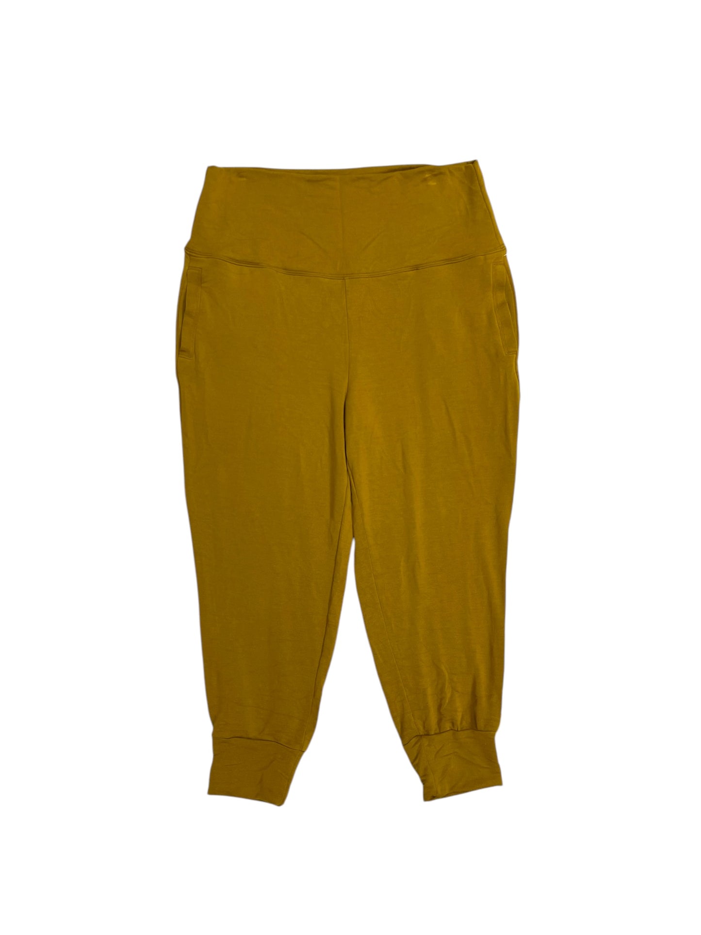 Athletic Pants By Fabletics In Yellow, Size: L