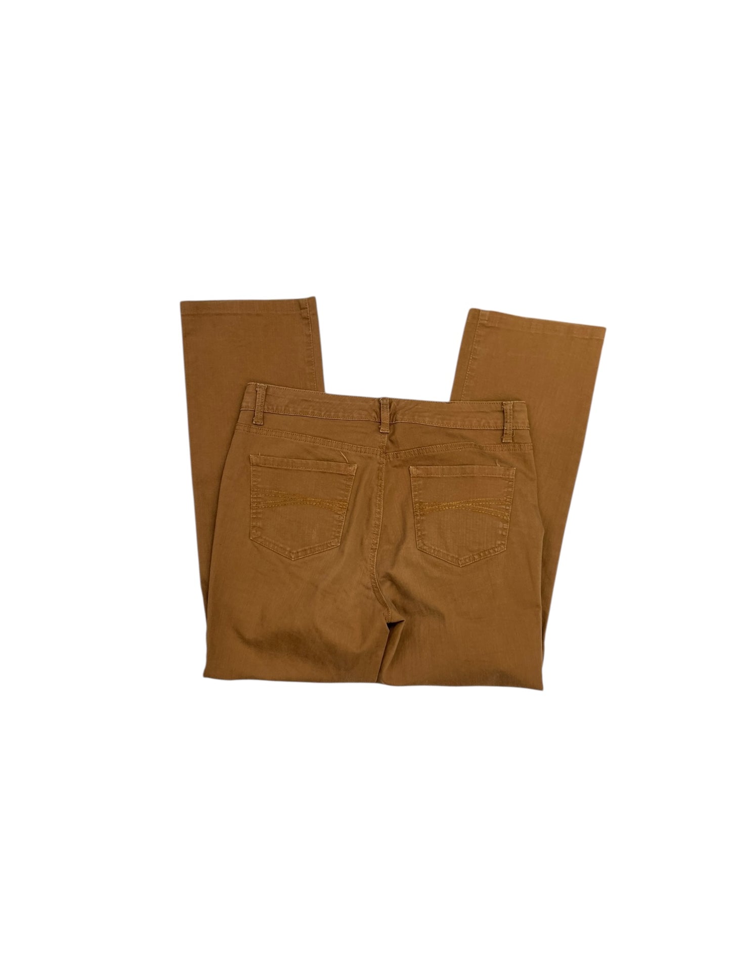 Pants Cropped By Relativity In Brown, Size: 10