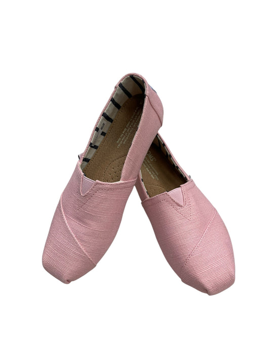 Shoes Flats By Toms In Pink, Size: 7.5