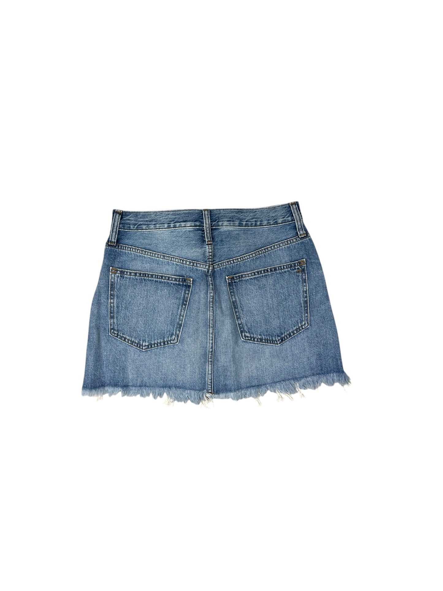 Skirt Mini & Short By Madewell In Blue Denim, Size: 26