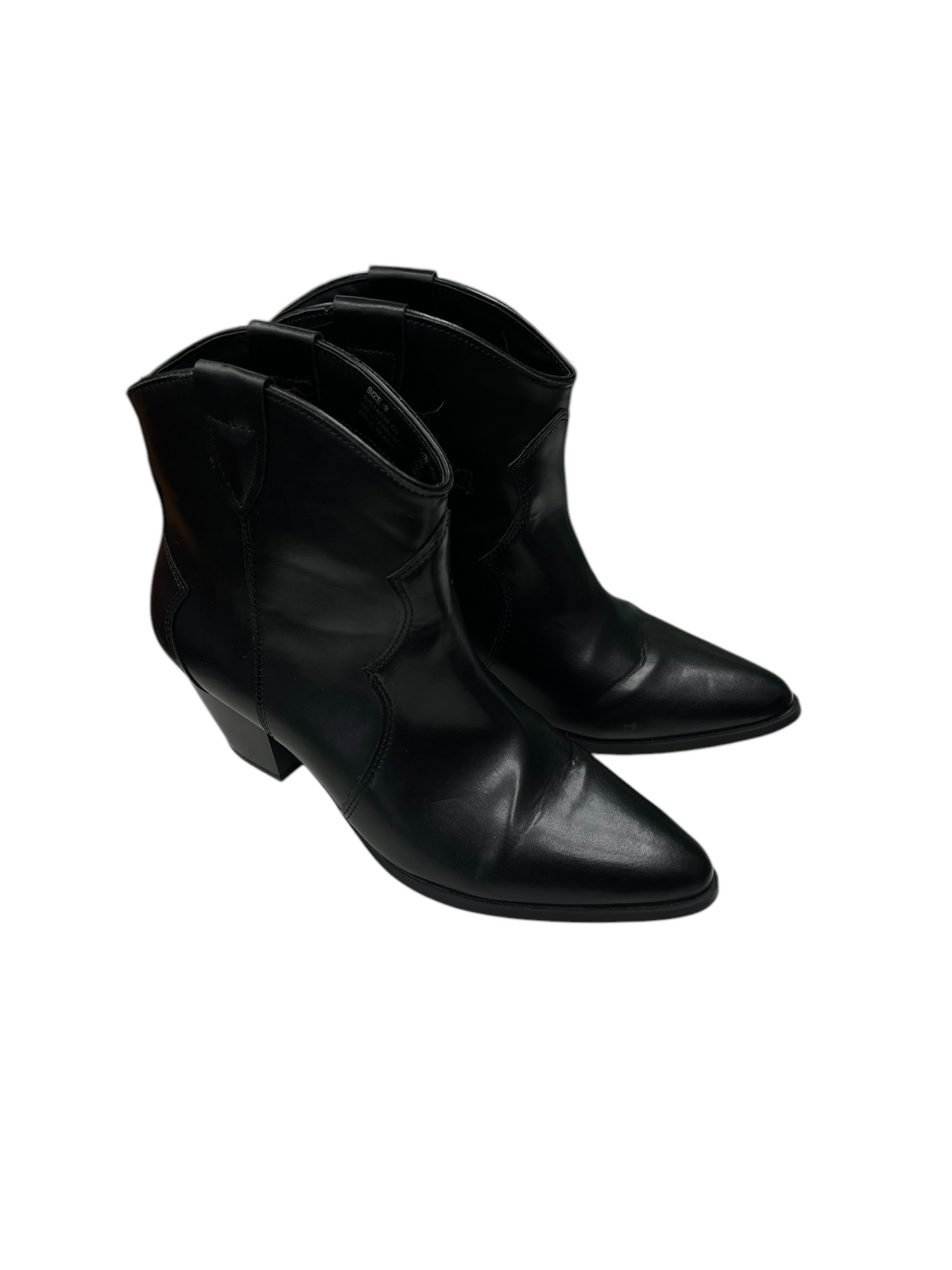 Boots Ankle Heels By Gap In Black, Size: 9