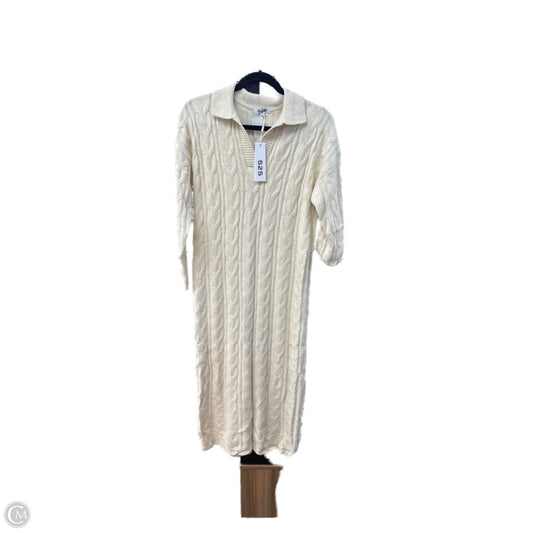 Dress Sweater By 525 America In Cream, Size: Xs