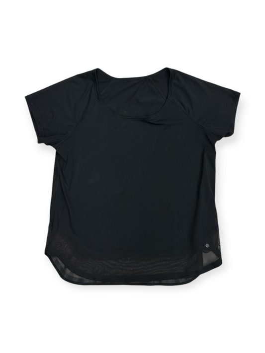 Athletic Top Short Sleeve By Lululemon In Black