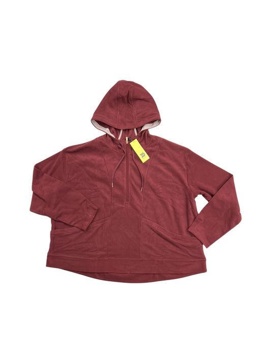 Athletic Sweatshirt Hoodie By All In Motion In Red, Size: 4x