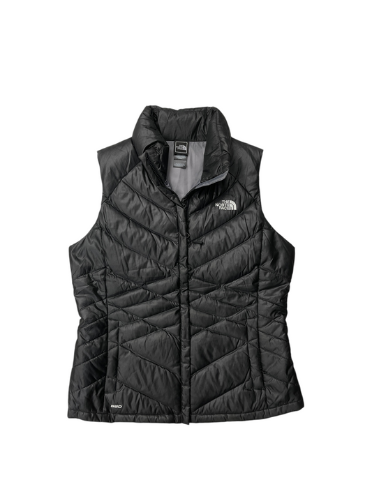 Vest Puffer & Quilted By The North Face In Grey, Size: L