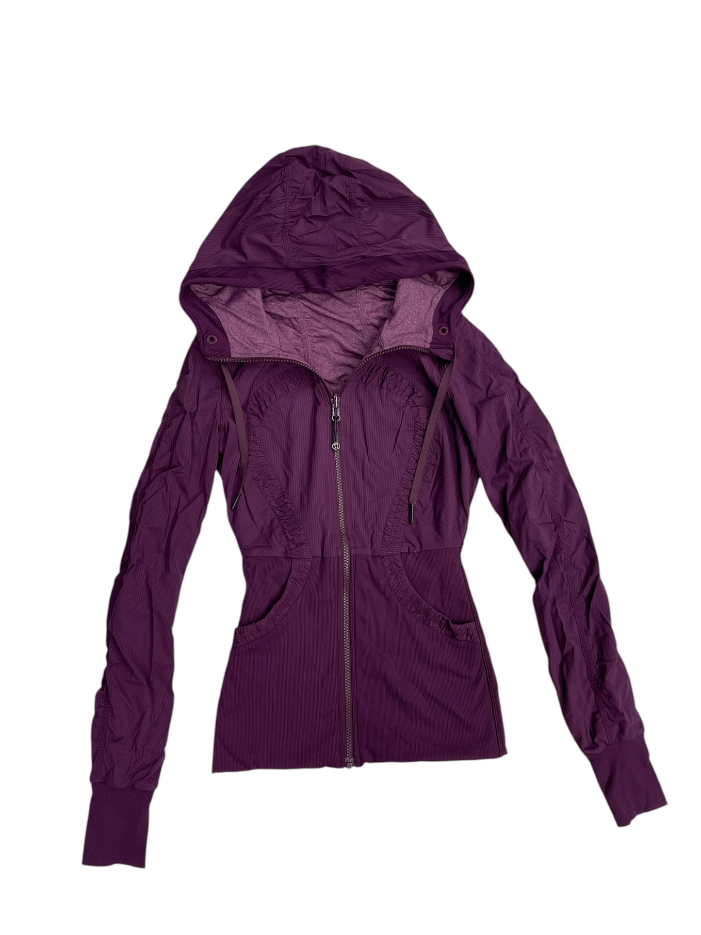 Athletic Jacket By Lululemon In Purple, Size: 4