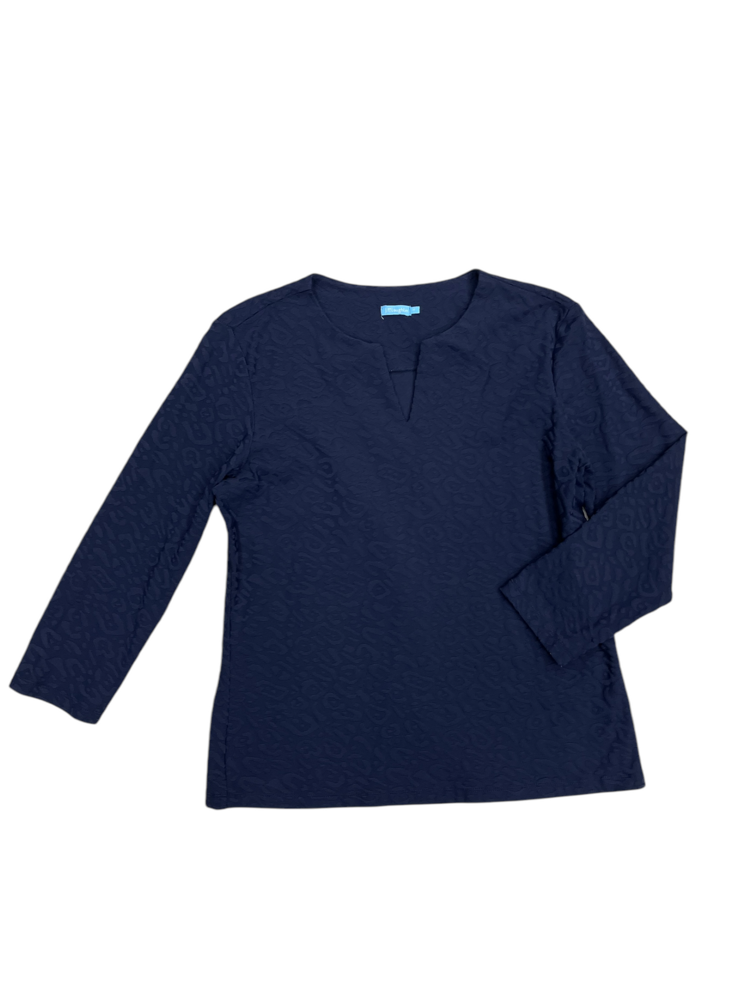 Top Long Sleeve By J Mclaughlin In Blue, Size: M