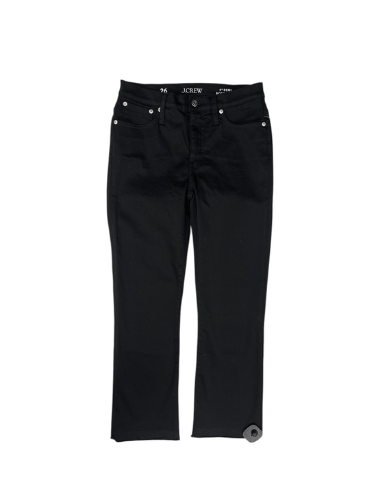 Jeans Boot Cut By J. Crew In Black, Size: 26