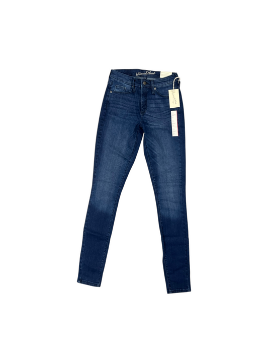 Jeans Skinny By Universal Thread In Blue Denim, Size: 4l