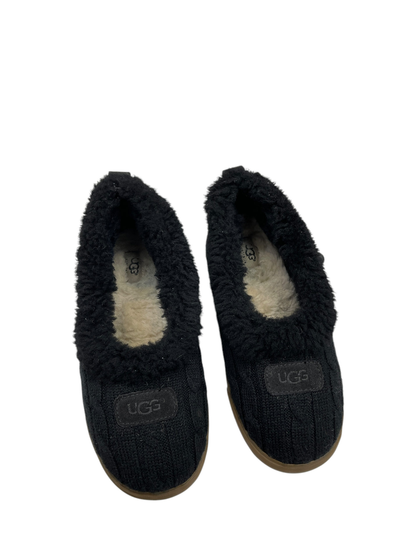 Shoes Flats By Ugg In Black, Size: 8.5