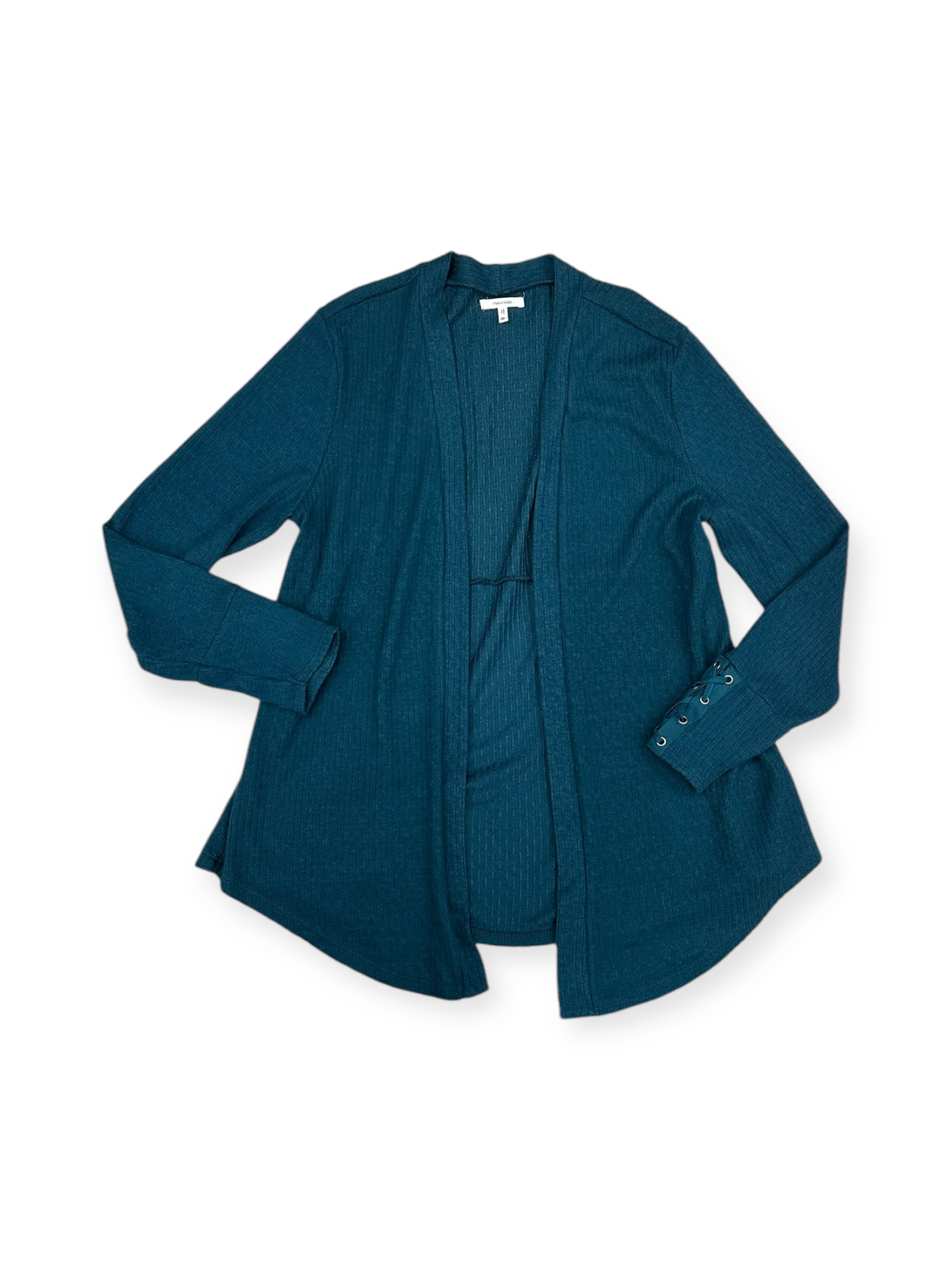 Cardigan By Maurices In Teal, Size: 0x