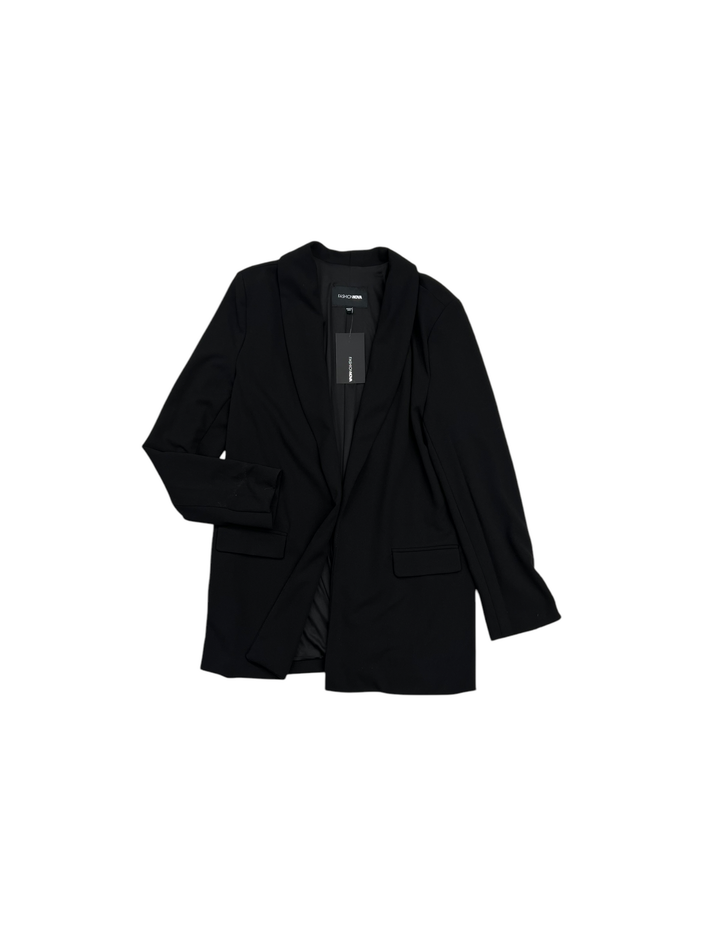 Blazer By Fashion Nova In Black, Size: Xl