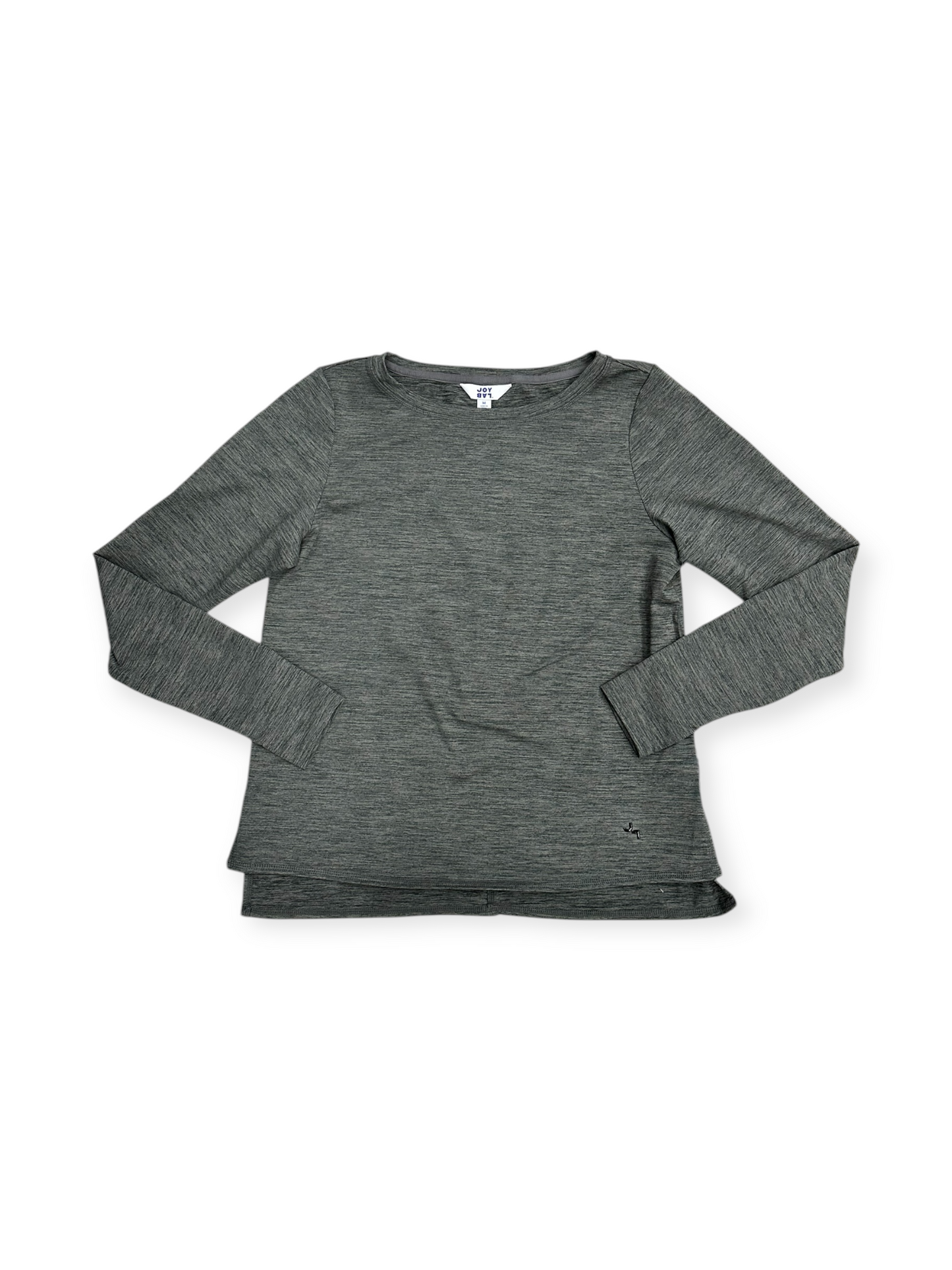 Athletic Top Long Sleeve Crewneck By Joy Lab In Grey, Size: M