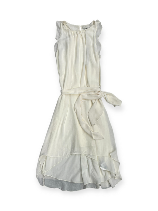 Dress Casual Midi By Halston Heritage In Cream, Size: 6