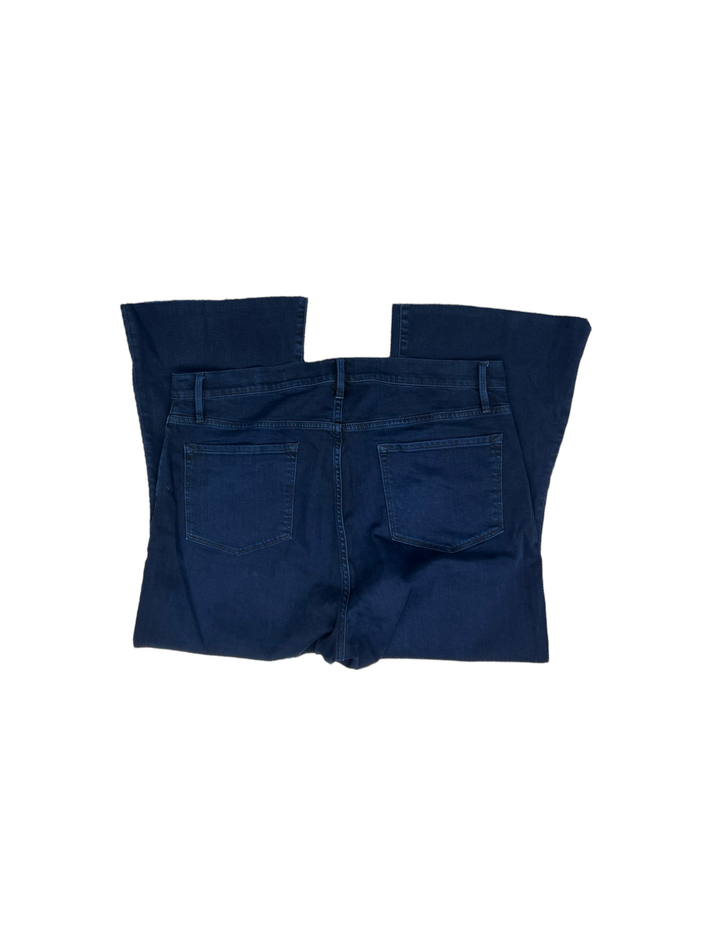 Jeans Flared By Frame In Blue Denim, Size: 16