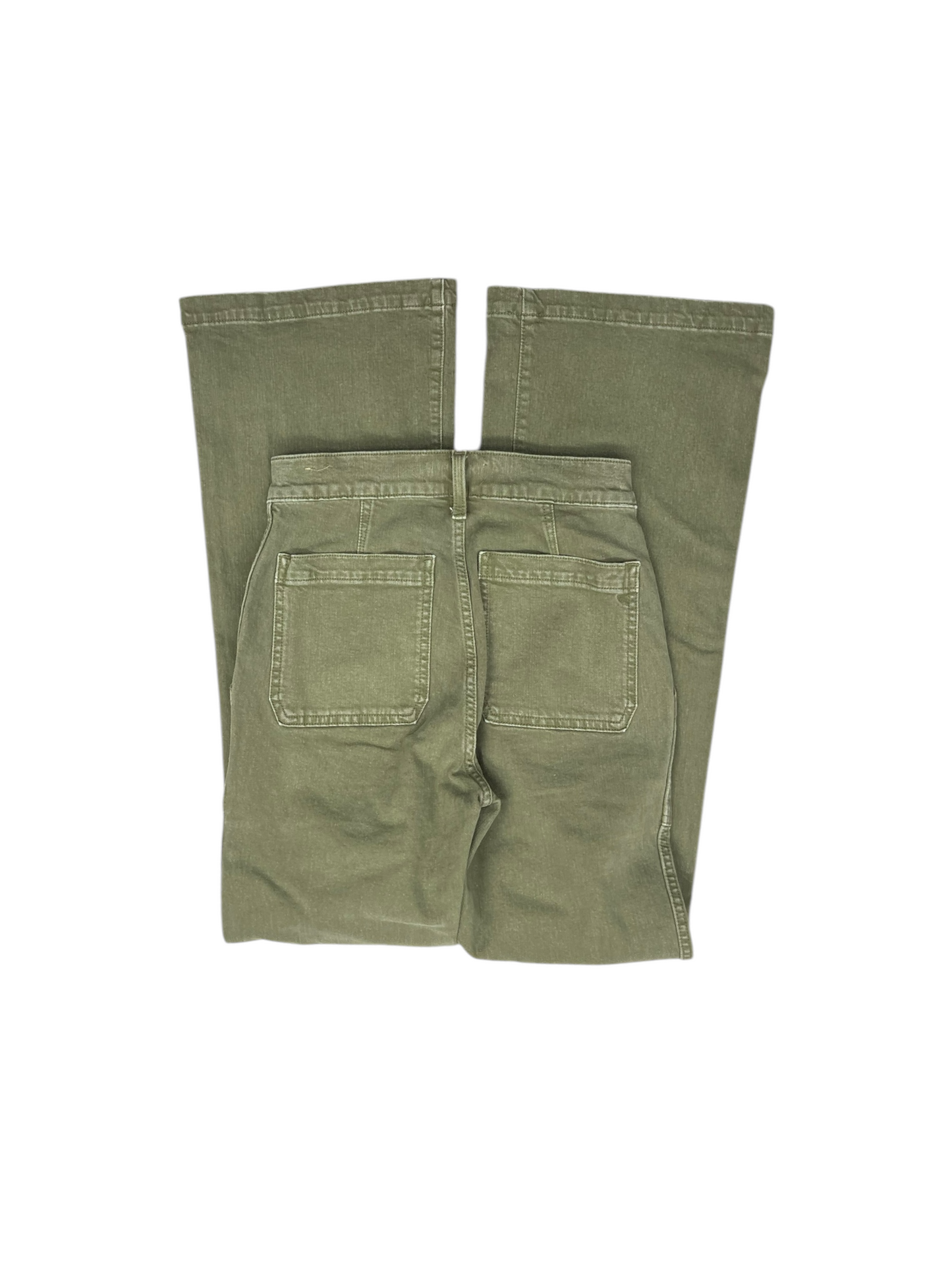 Jeans Flared By Madewell In Green, Size: 2