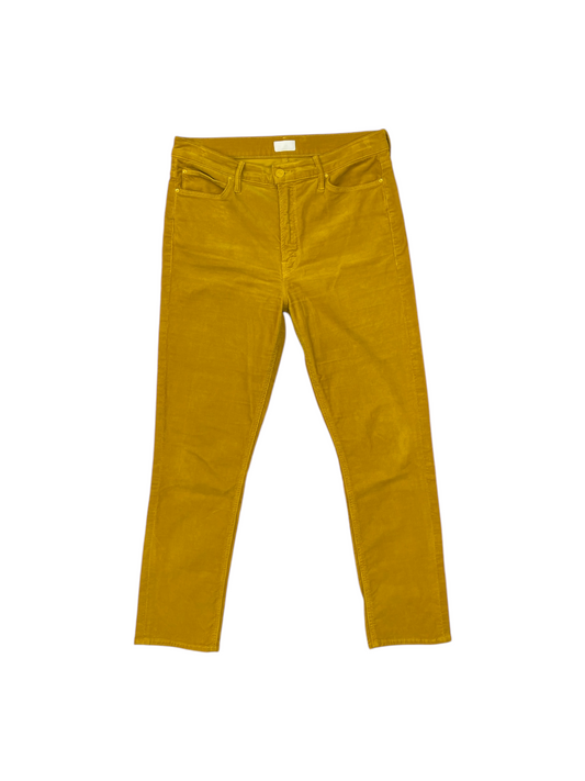 Pants Corduroy By Mother In Yellow, Size: 12