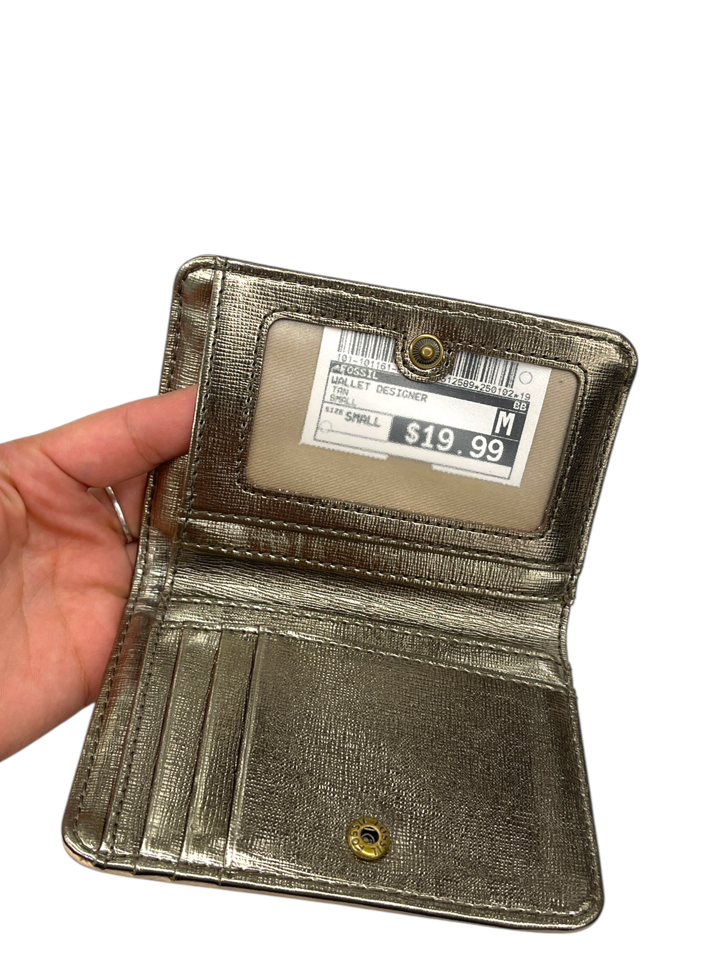 Wallet Designer By Fossil, Size: Small