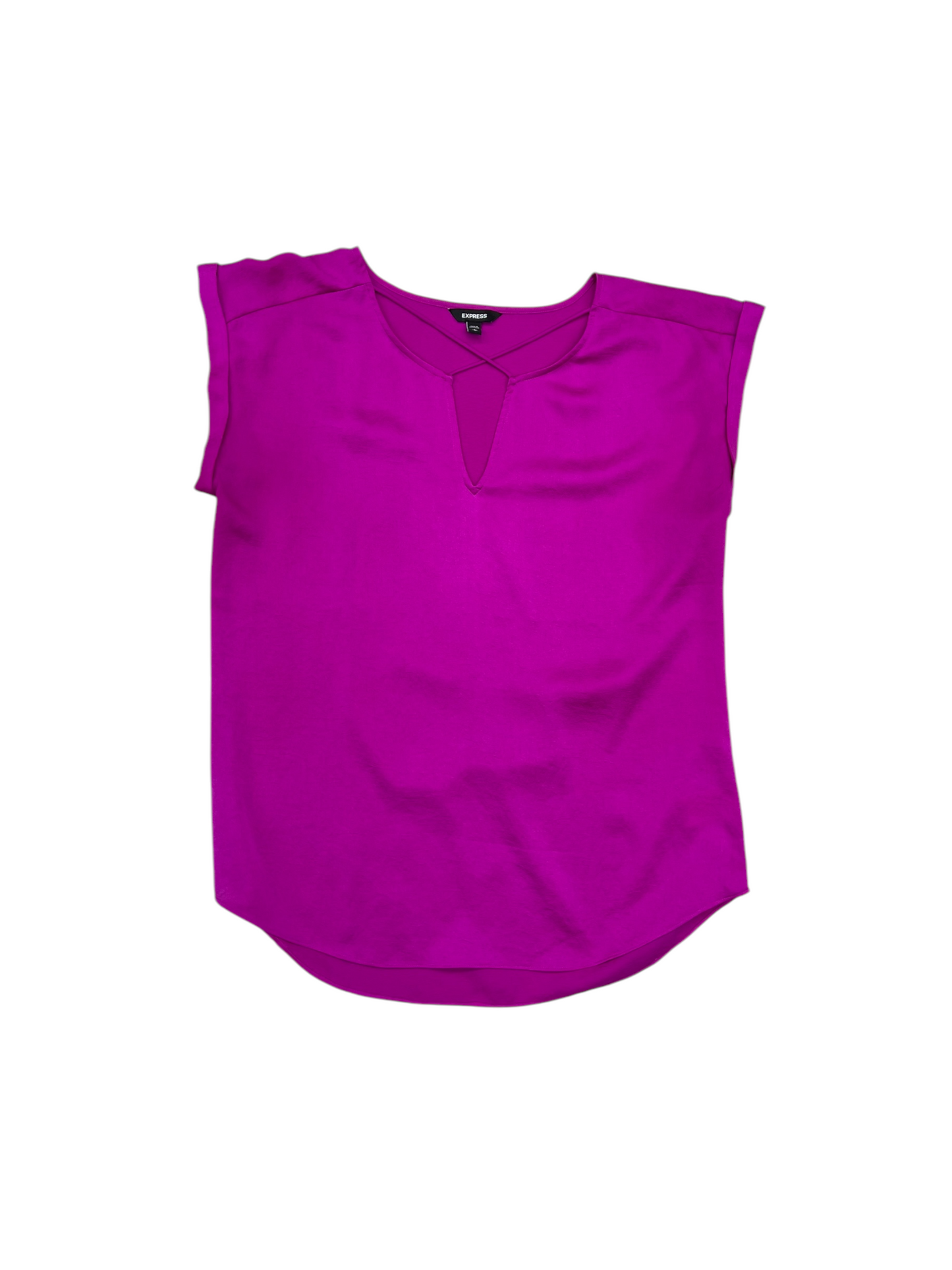 Top Sleeveless By Express In Purple, Size: L