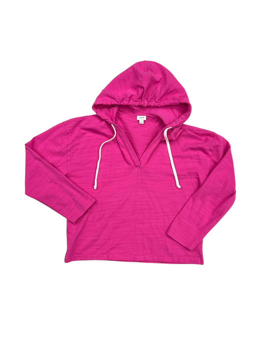 Sweatshirt Hoodie By J. Crew In Pink, Size: Xl