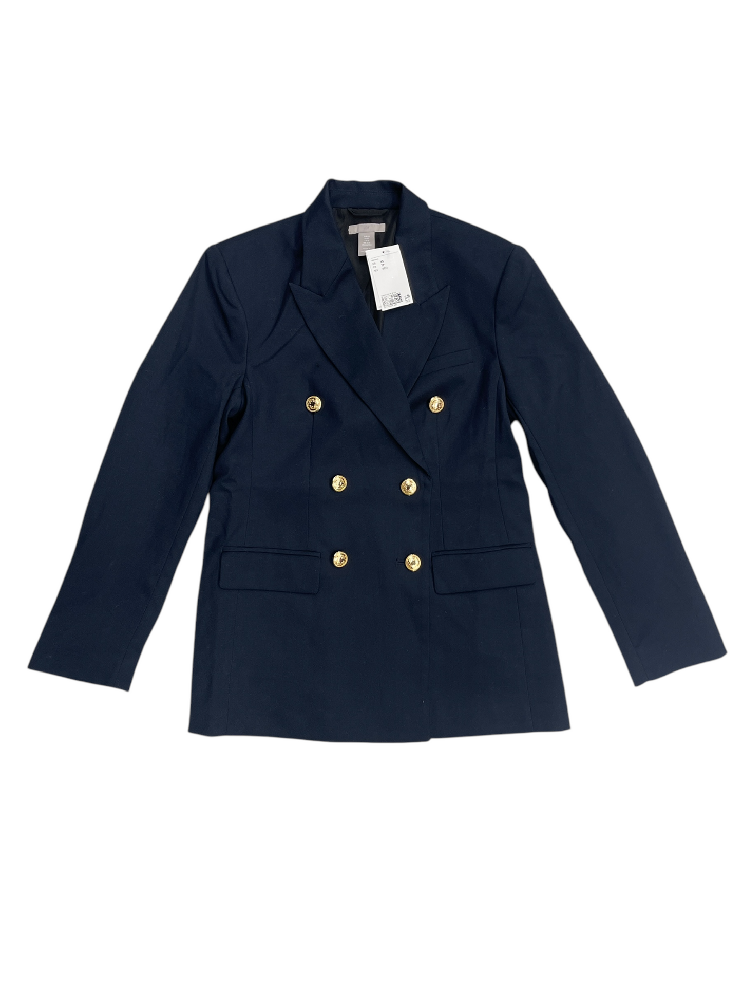 Blazer By H&m In Navy, Size: Xs