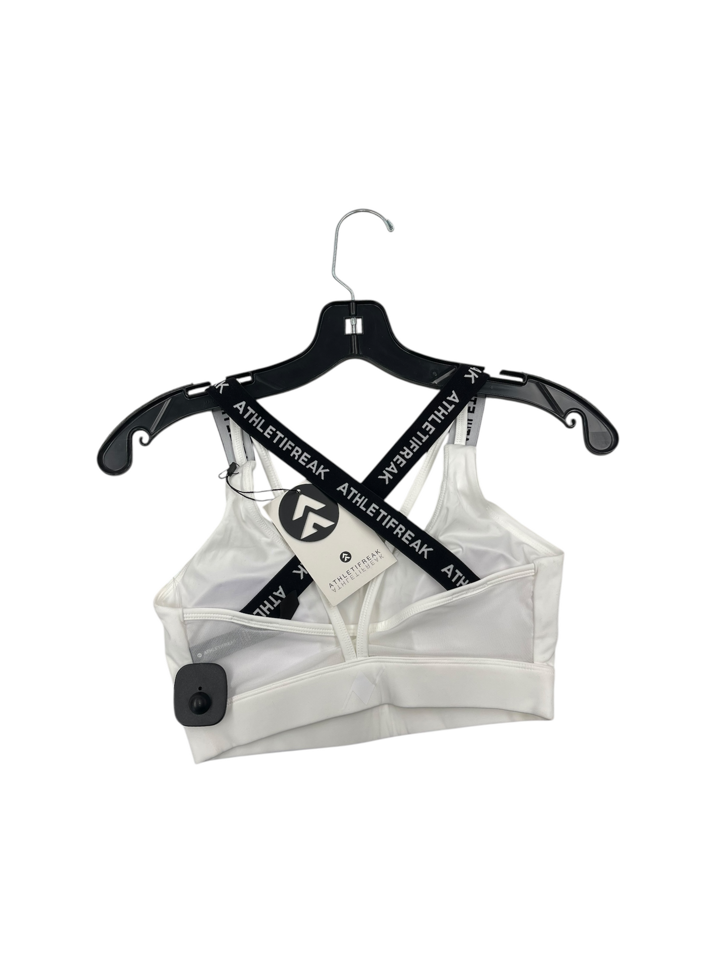 Athletic Bra By Clothes Mentor In White, Size: S