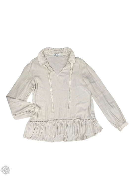 Top Long Sleeve By Ro & De In Ivory, Size: Xs