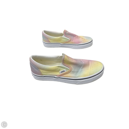 Shoes Flats By Vans In Tie Dye Print, Size: 7